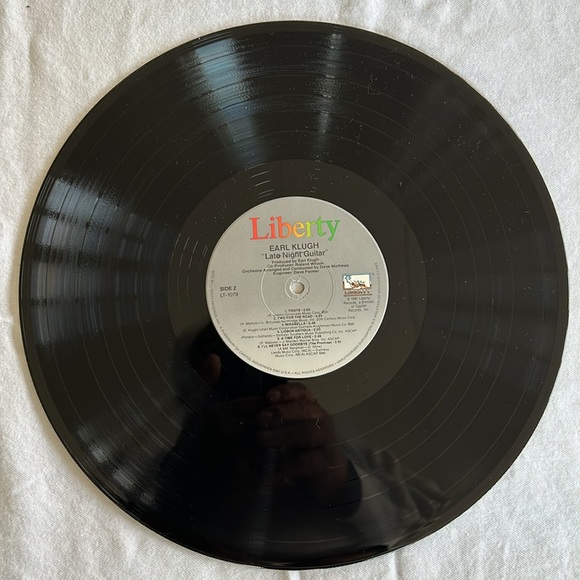 Vintage Vinyl - EARL KLUGH - LATE NIGHT GUITAR - Picture 3 of 4